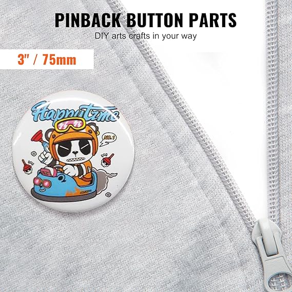 Round Custom High Quality Pin Badges