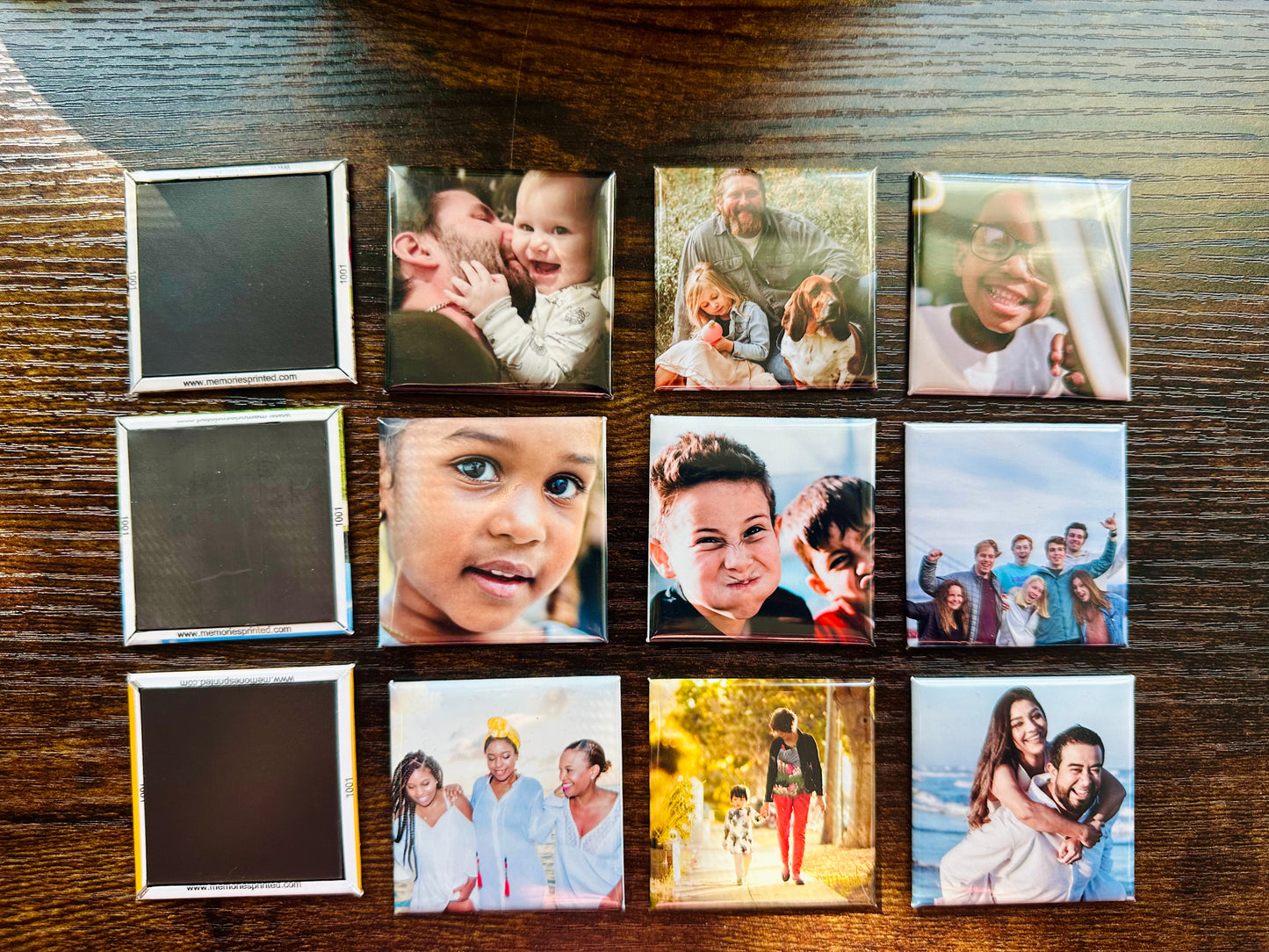 2"x2" AR Video-Enhanced Photo Fridge Magnets